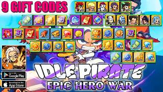 Idle Pirate: Epic Hero War | All 9 Gift Codes & How to Redeem | Idle Pirate Epic Hero War 9 Codes screenshot 2