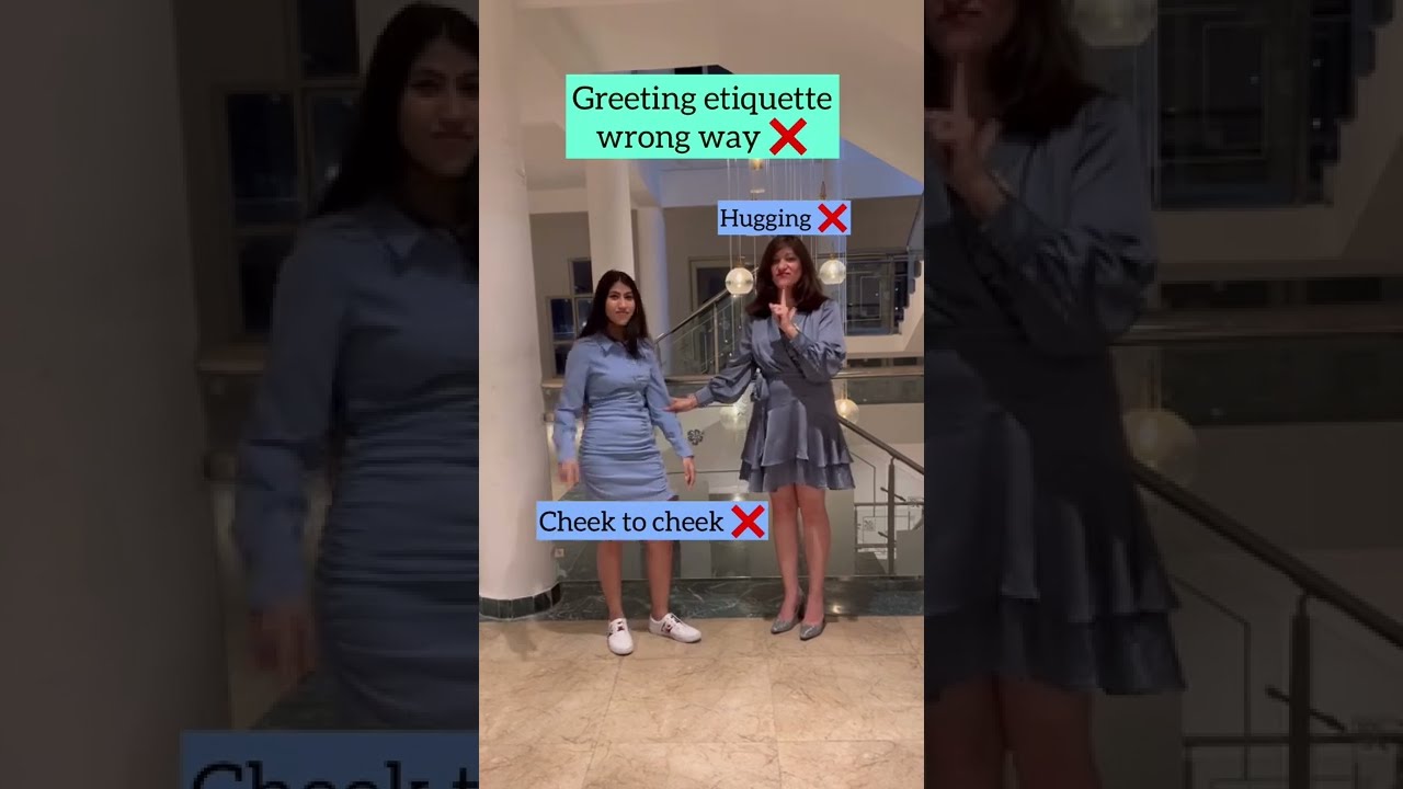 Greeting Etiquette Social Manners Socialetiquette