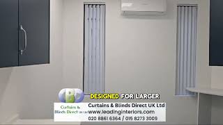 Vertical Blinds in Harrogate | Modern Light Control with Curtains & Blinds Direct UK