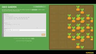 Grid Training by playing---- Grid Garden Game #Grid#WebDevelopment#CSS screenshot 1