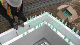 Insulated Concrete Forms Installation - Second Course 08