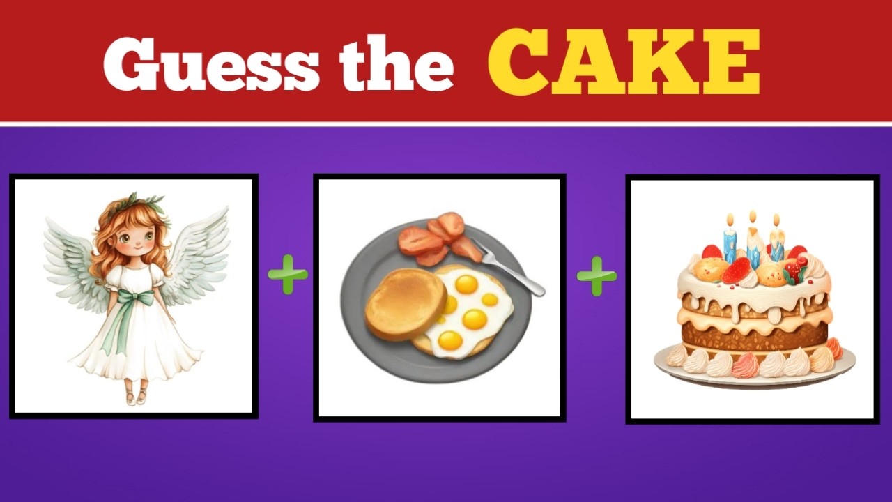 Can you guess the CAKE by emoji?|riddle game|connection|bioscope