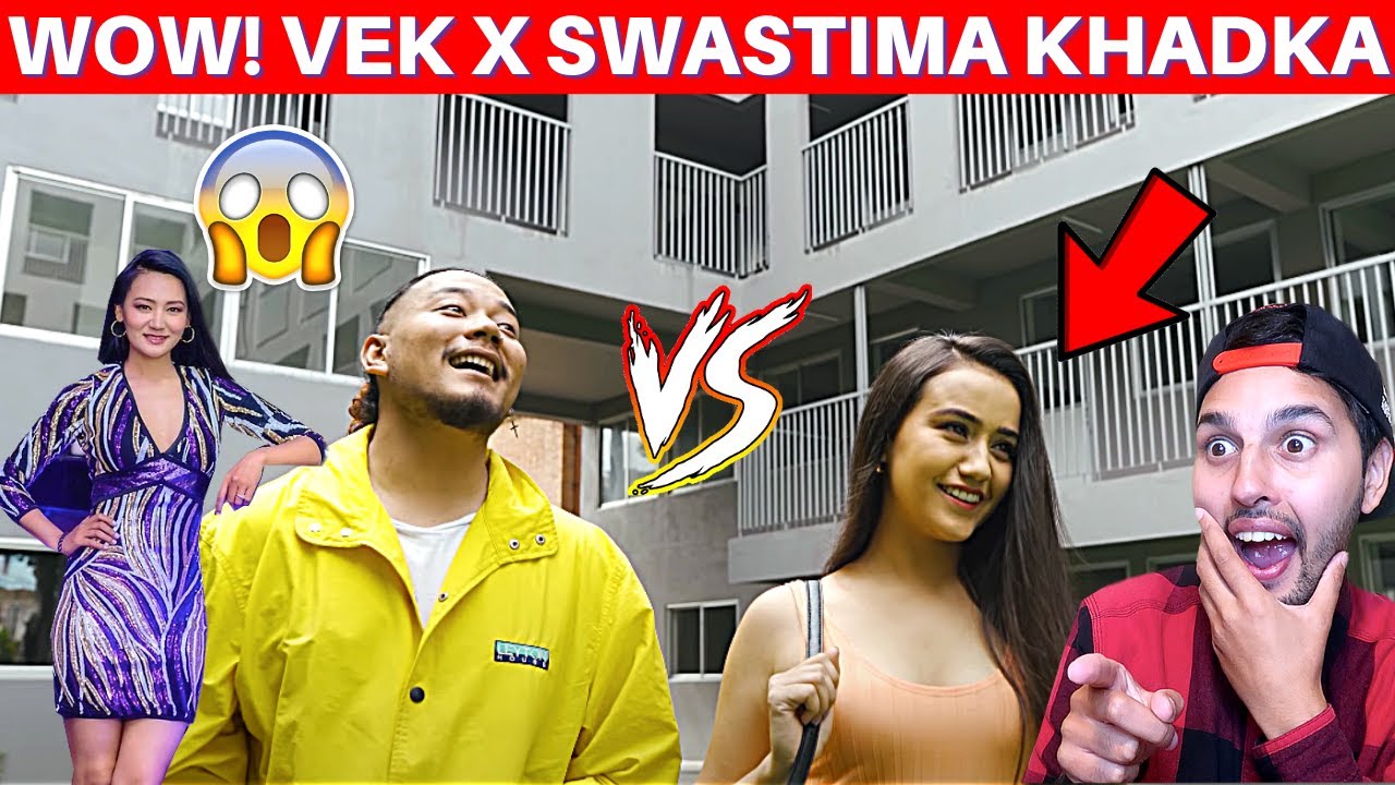 SWASTIMA KHADKA WITH VEK ? || HAMRO KALE DAI IS NOT HAPPY ! Thaha Chha - Samriddhi Rai (REACTION) ||