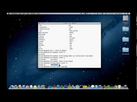 Django with PostgreSQL on Mac OS X