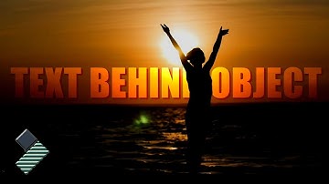 Text behind object effect । Filmora X Tutorial 2022