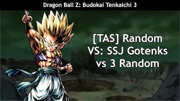 [TAS] Dragon Ball Z Budokai Tenkaichi 3 - Random Vs. 26 - SSJ Gotenks vs 3 Random
