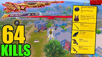 64KILLS!!😍 NEW BEST LOOT GAMEPLAY with AWM + Groza🔥SAMSUNG,A3,A5,A6,A7,J2,J5,J7,S5,S6,S7,59,A10,A20