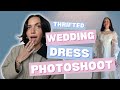 I thrifted & cut a wedding dress for photoshoot (oops)