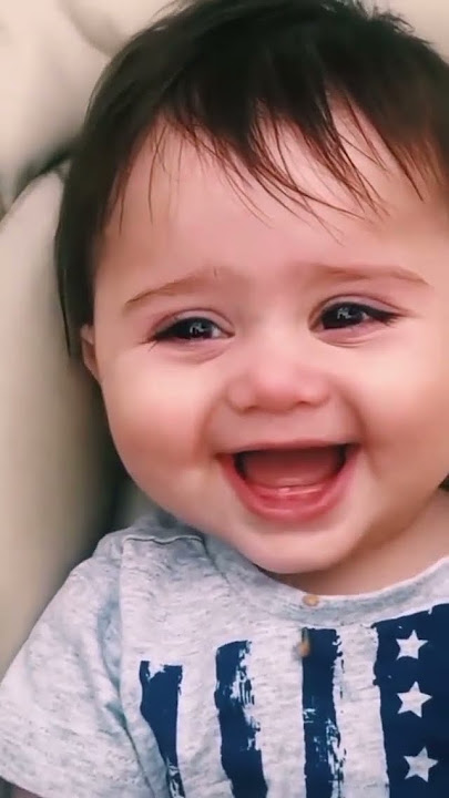 baby laughing hysterically / baby funny video status 😂😂