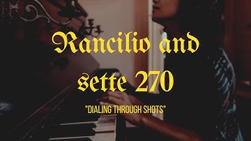 Rancilio Silvia & Baratza Sette 270/Dialing In Shots