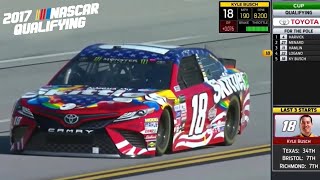 2017 NASCAR Qualifying Laps (Part 2)