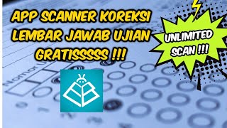 Aplikasi Android Scanner Lembar Jawab Ujian Gratis Unlimited Scan | Scanner LJK | Tutorial Evalbee screenshot 2