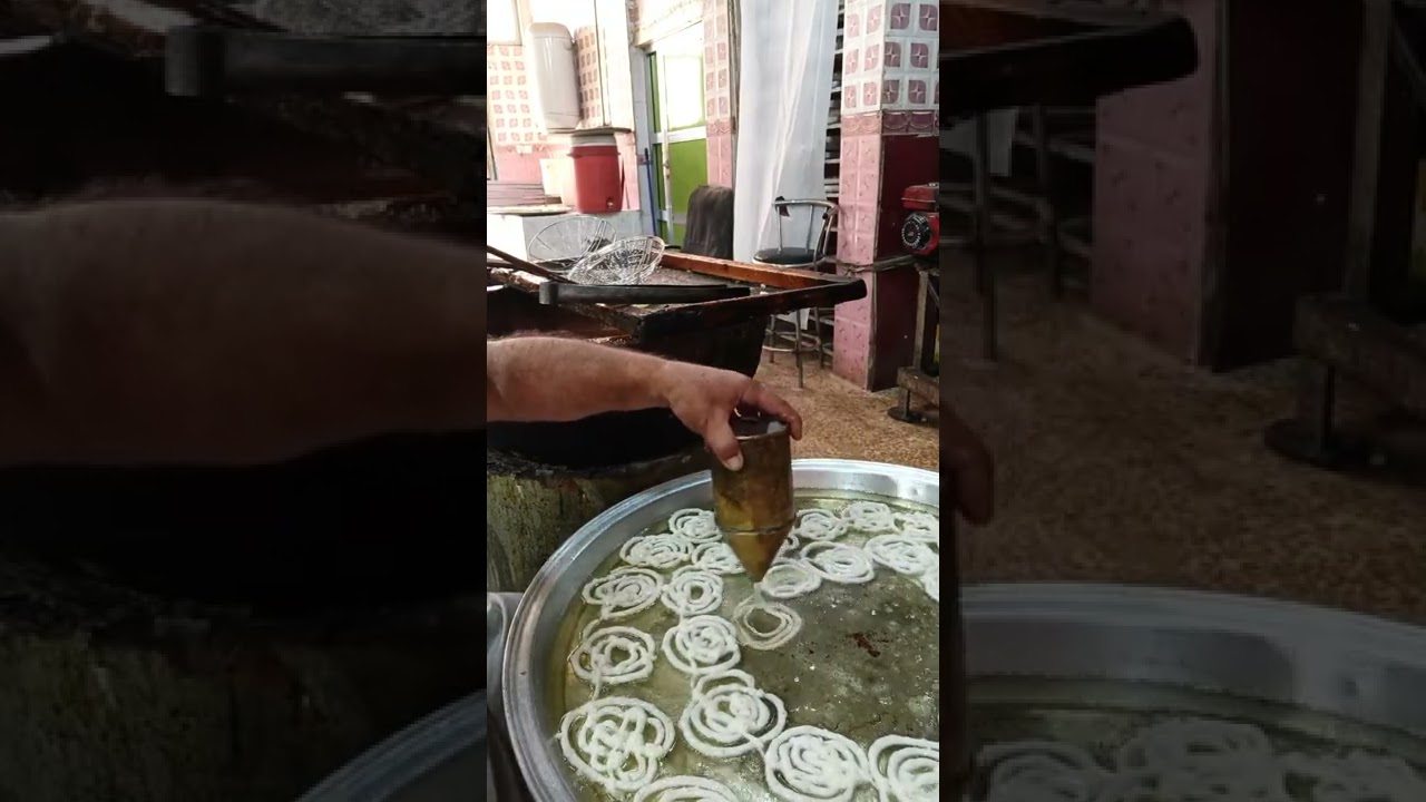 عجن وعمل الزلابيه من المعمل مباشرتا