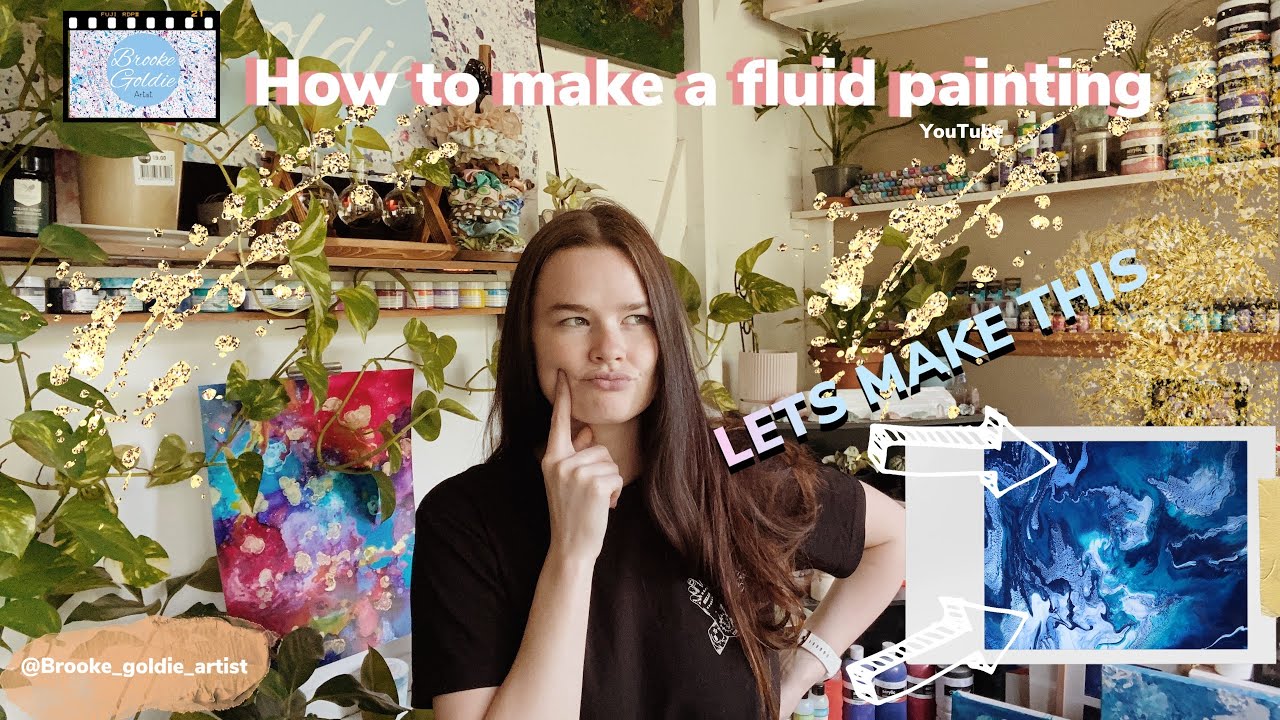 Fluid Painting Tutorial //Art making tips - YouTube