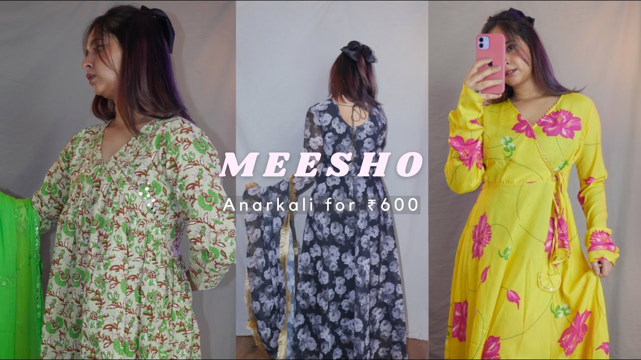 Meesho Anarkali Gown, meesho Anarkali kurti, Meesho Anarkali Dress