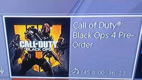 I Pre-Orderd Black Ops 4.....