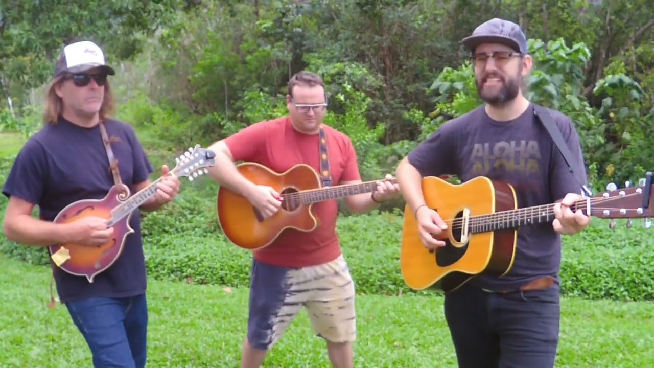 Jamming at the Friends of Bluegrass Hawaii Campout at Ho'o'maluhia Botanical Gardens on Oahu