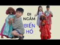 Cô chó Su Xí Xọn dùng 2 chân dẫn Huy Tí Hon, Út Mini đi xem Biển Hồ Pleiku II ĐỘC LẠ BÌNH DƯƠNG