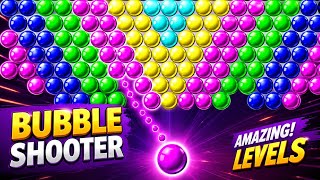 🎯Bubble Shooter Level 11-15 AndroidGameplayEasy 🎯Win StrategyAndroid Bubble Shooter Game
