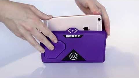 MERGE VR AR Goggles   Virtual and Augmented Reality Headset for iPhone and Android   Adjustable Lens