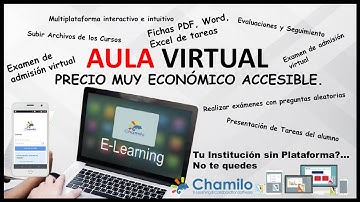 Plataforma educativa Chamilo muy práctica y amigable | Aula virtual 2025