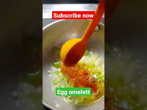 Egg omelett/अंडे की आमलेट#shorts