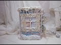 Russian Vintage Christmas Junk Journal/Altered book (SOLD) #veraazimova #junkjournal #mixedmedia