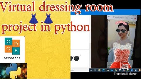 virtual dressing room project in python | Python Project | devcoder
