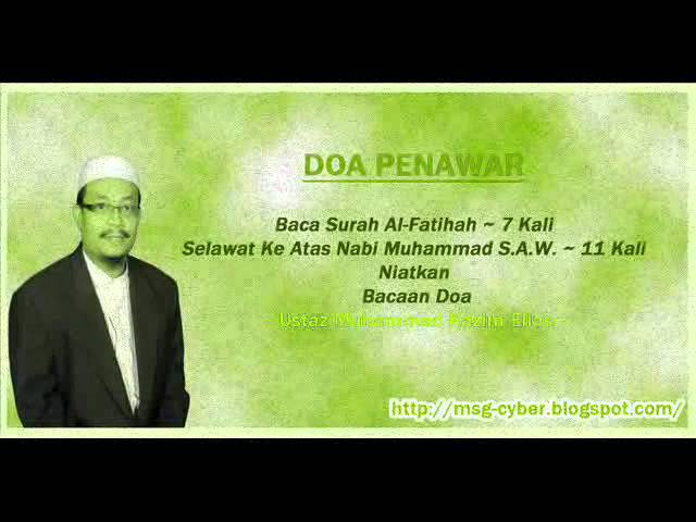 Doa Penawar - Ustaz Muhammad Kazim Elias (Audio) class=