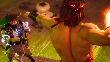 Liu Kang Fights Raiden After Argument Scene (Mortal Kombat) HD