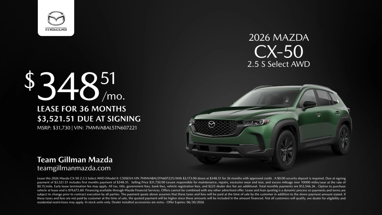 Mazda CX-50 06/03/2026 7486500 - YouTube