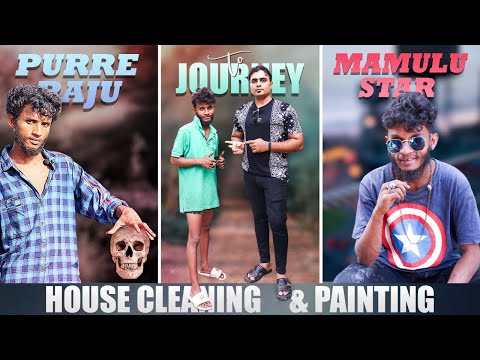 Purre Raju House Cleaning & Painting | Mamulu Star Home Tour | Relli vedhi | Viral Hub |Telugu Vlogs