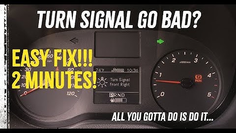 How to change a front turn signal bulb in a 2019 Mercedes Sprinter 2500 in less than two minutes!!!