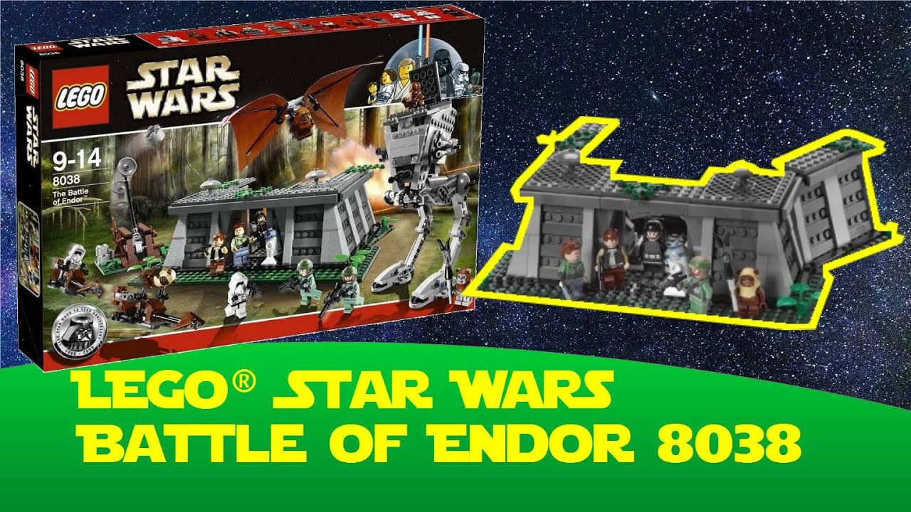 Review und MOC Battle of Endor LEGO® Star Wars 8038 mit AT-ST™, Ewok ...