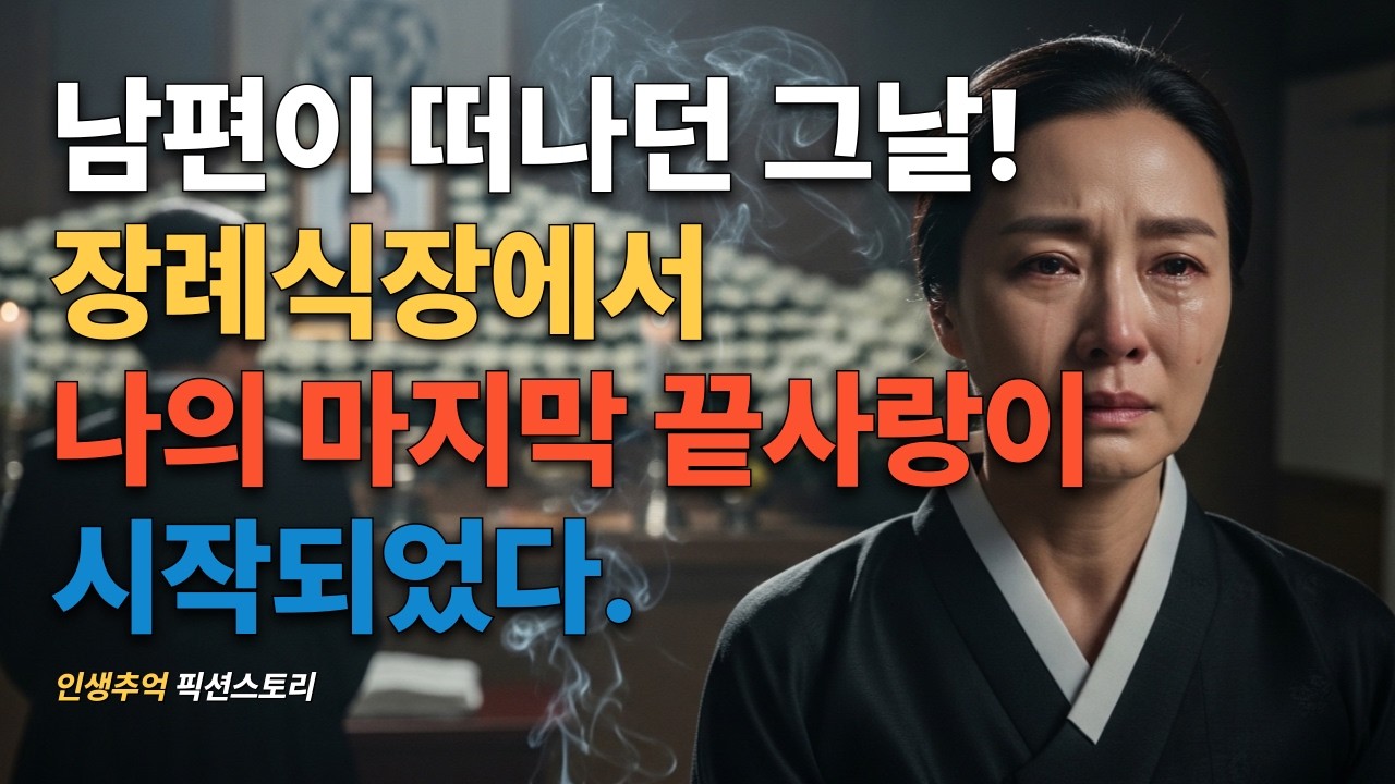 남편이 떠나던 그날! 장례식장에서 나의 마지막 끝 사랑이 시작되었다.