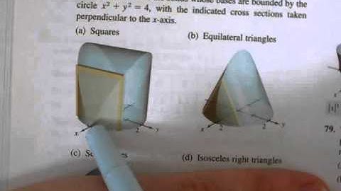 7 2   Volumes of Solids with Known Cross Sections