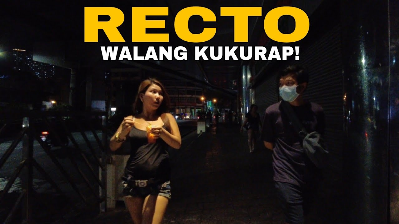 UNBLINKING SCENES AT NIGHT IN RECTO MANILA PHILIPPINES