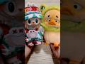 We Are Best Friend 🐥🖤😆 #unboxing #christmas #popmartglobal #popmart #upsetduck #labubu #zimomo