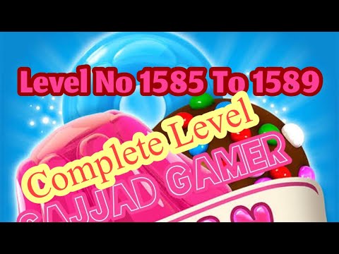 @Candy Crush Jelly Complete Level 1585 To 1589