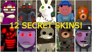 How to get 12 SECRET SKINS in PIGGY BOOK 2 BUT IT'S 100 PLAYERS!  Roblox