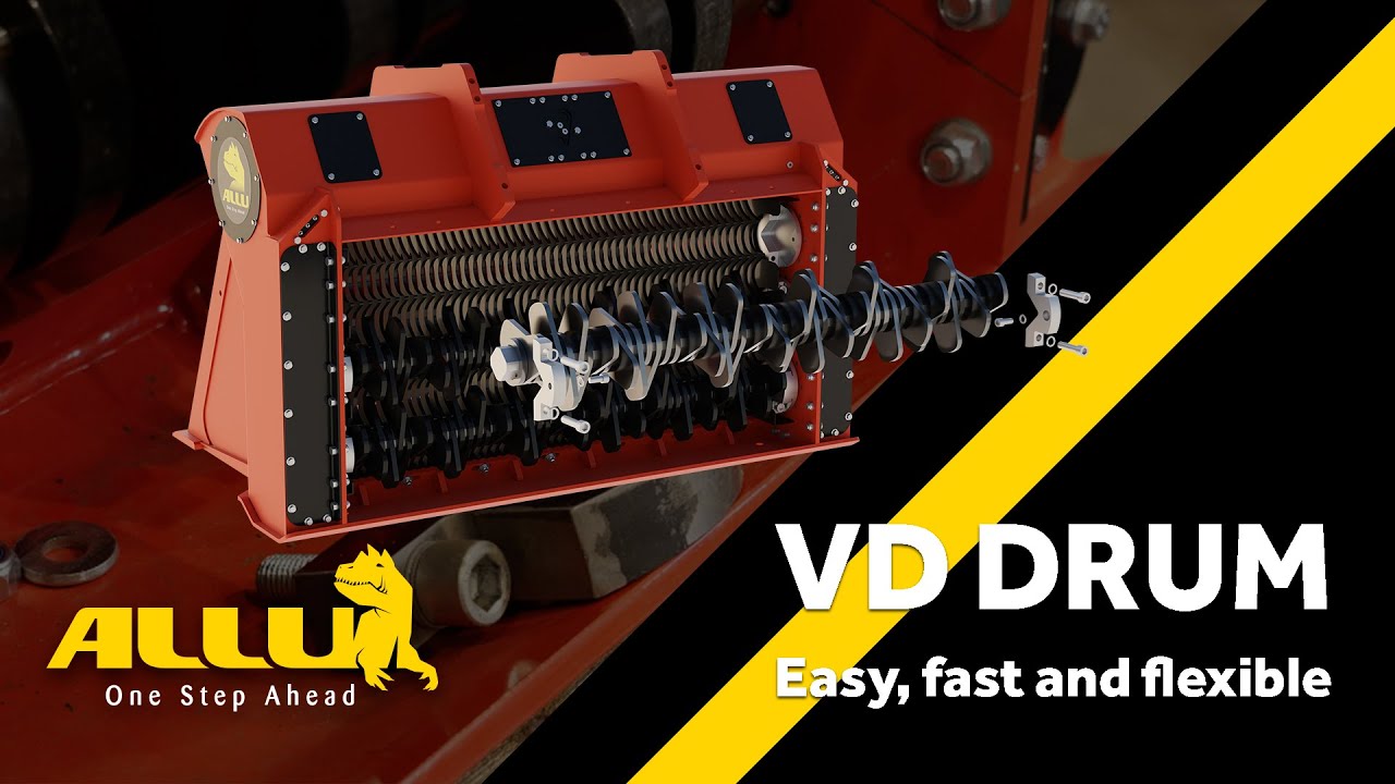 ALLU VD Drum -  Easy, fast and flexible screening bucket