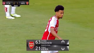 16 Yr Old Ethan Nwaneri Vs Nurnberg - Preseason 2023