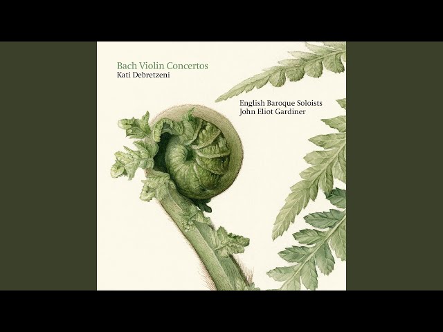 Bach - Concerto pour clavier & cordes n°1 BWV1052-arrgt violon: 1er mvt : K.Debretzeni / English Baroque Soloists / J.-E.Gardiner