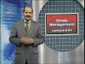 MGMT629 Crisis Management Lecture No 31