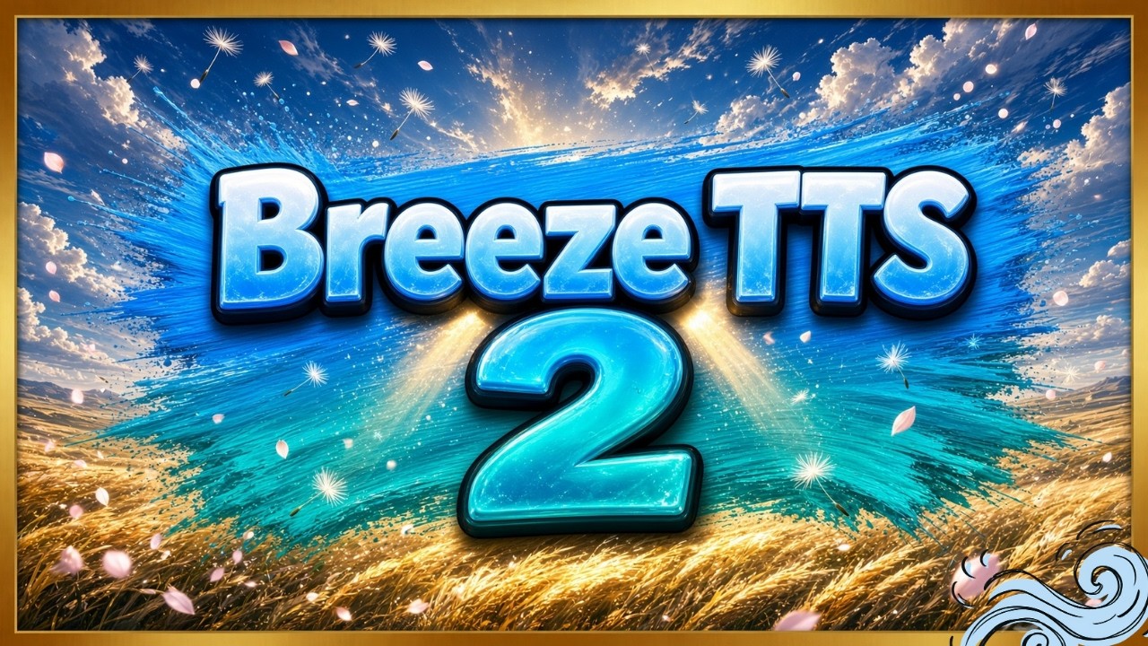 Breeze TTS 2 - Built for Real-Time Voice Design: Run Locally