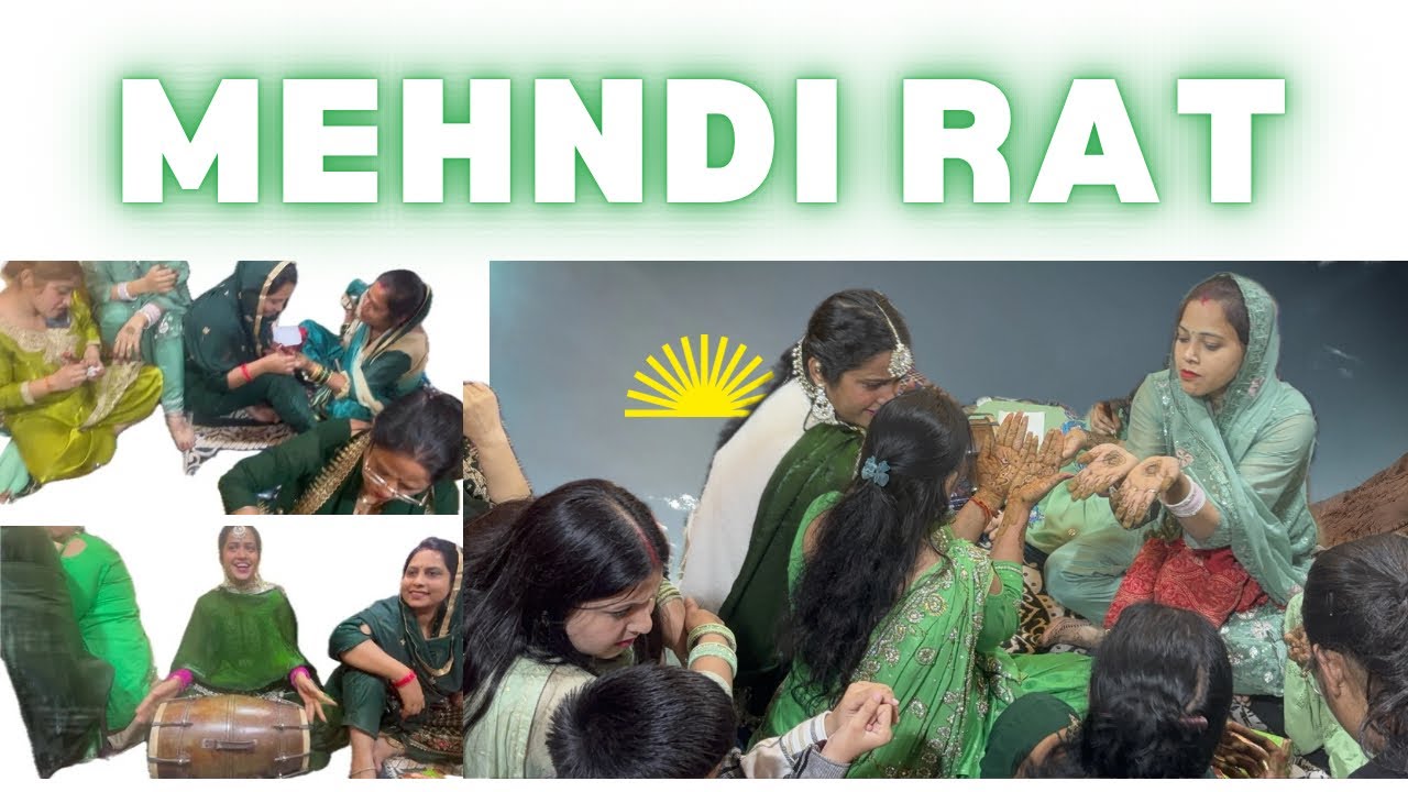 Part-III Mehndi Raat #bhaikishadi 