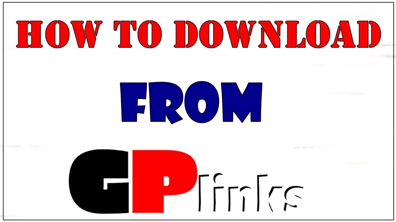 HOW TO OPEN GPlinks!!!