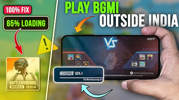 BGMI Stuck at 65% Loading USA, UK, CANADA..... | High Ping & VPN Fix!