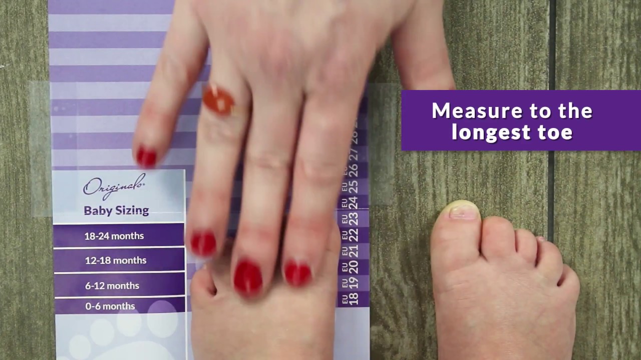 How to Measure A Child’s Foot For Shoe Size - YouTube