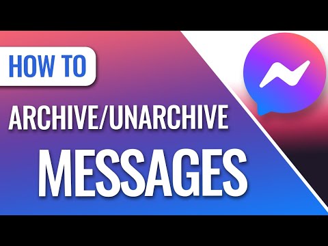 How To Archive & Unarchive Messages in Facebook Messenger